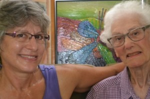 Marion and Shirley Sirefman at the Oak Park Arms