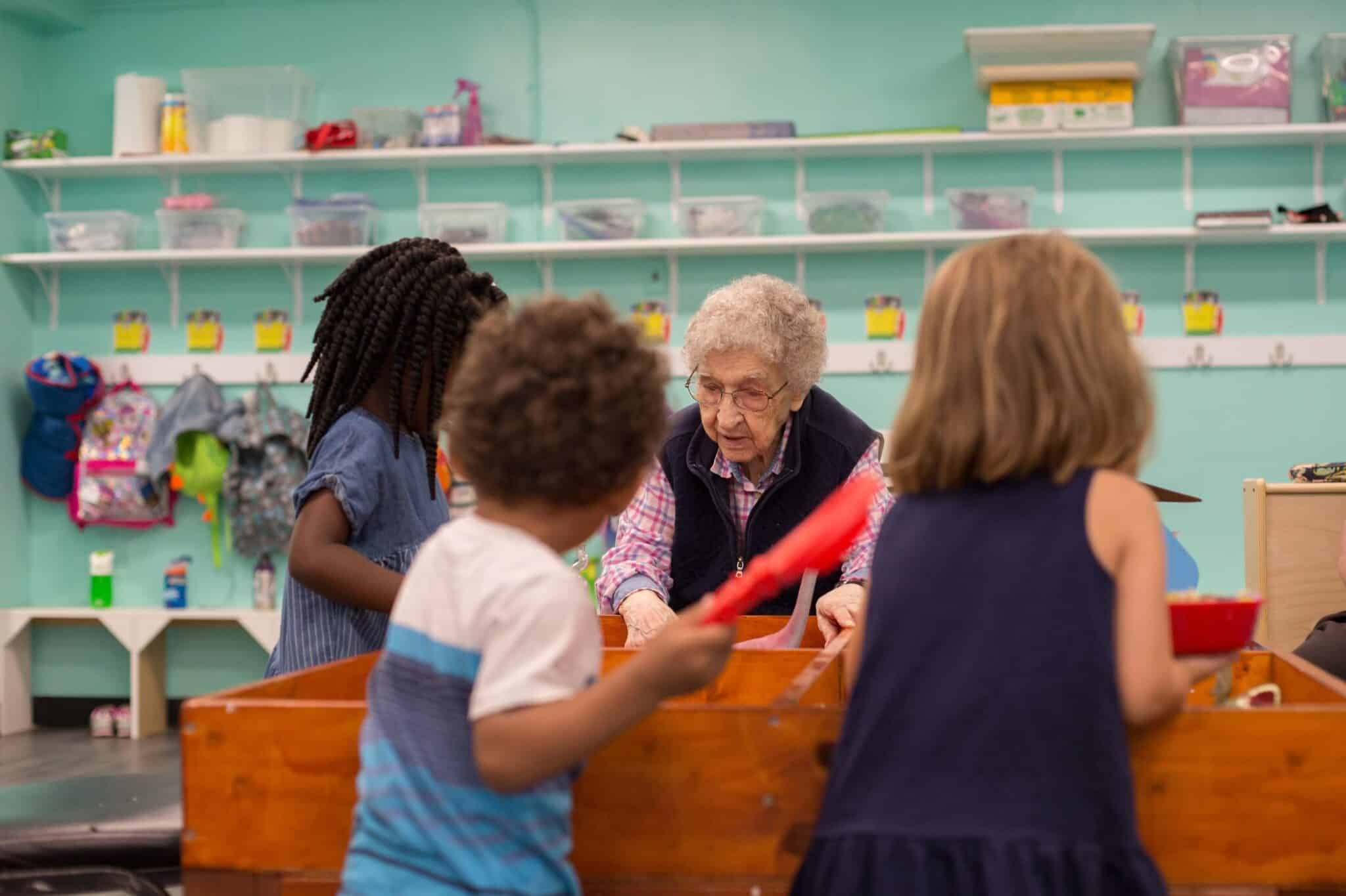 Senior at Intergenerational Preschool