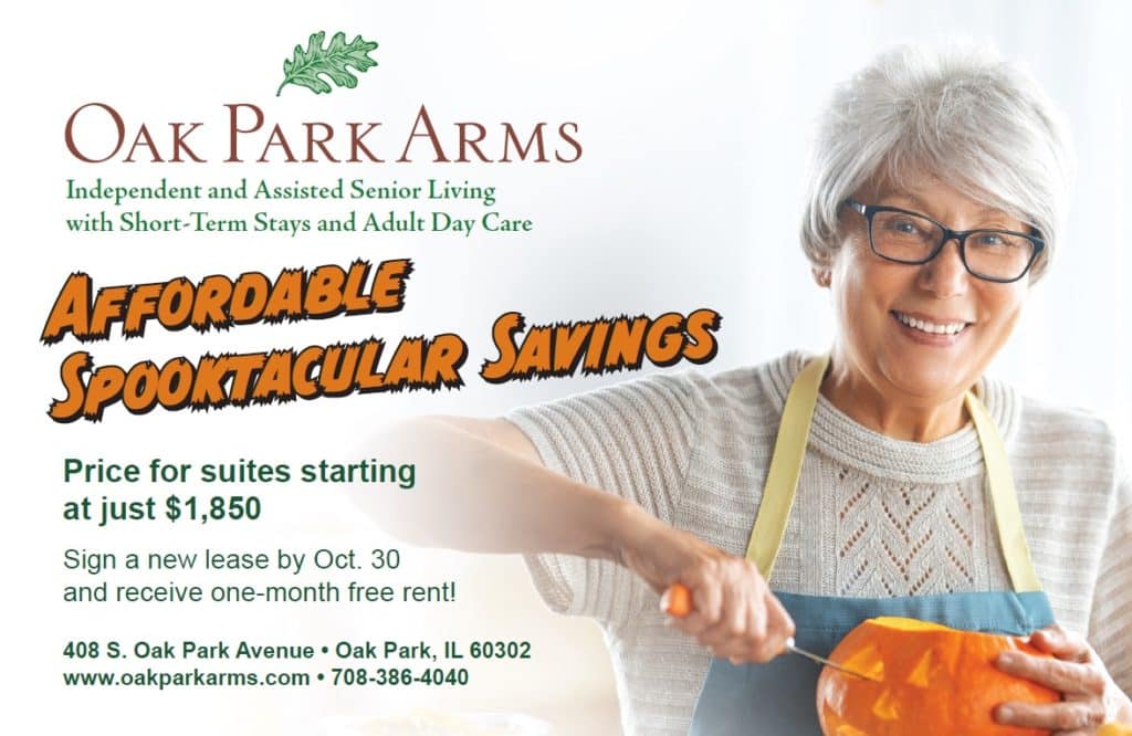 Savings Post Card with Senior Carving a Pumpkin