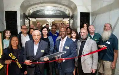 Oak Park Arms celebrating 45 years in senior living.