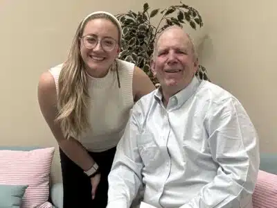 Camille Gallo, MSW, with Oak Park Senior, Doug Foster